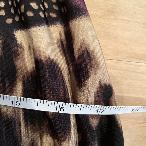 Ruby Rox Y2k Women’s Halter Maxi Dress leopard Pink Coconut Girl Boho Beach L - Picture 3 of 5